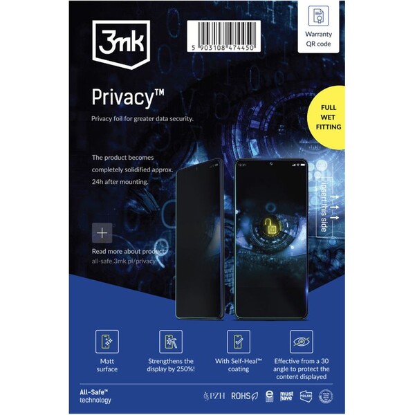 3mk All-Safe - AIO Privacy v2.0 fólie pro telefon