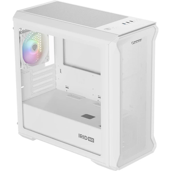 Genesis IRID 503 ARGB LITE bílá - Počítačové skříně - Obrázek KCZE000K01