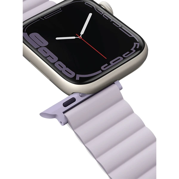 UNIQ Revix oboustranný řemínek pro Apple Watch 49/46/45/44/42mm Lilac (fialový/bílý) - Řemínky - Obrázek KE3WF00101