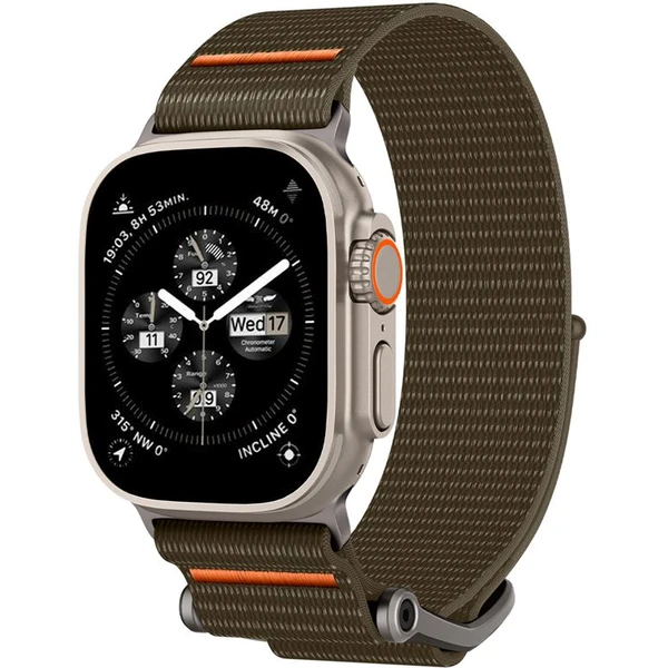 Spigen DuraPro Flex Ultra řemínek Apple Watch 49/46/45/44/42mm zelený - Řemínky - Obrázek KEC5000L01