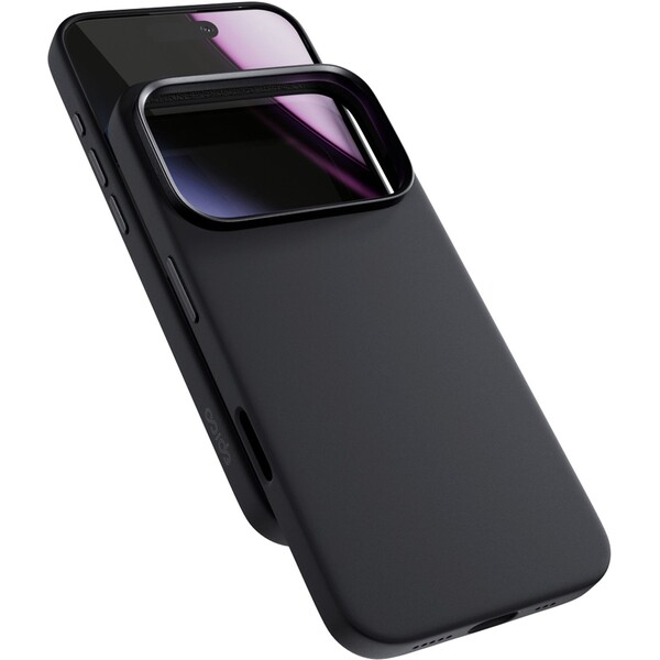 Epico Silicone Pro Mag+ kryt pro iPhone 17 Pro Max Qi2 & Magsafe kompatibilní černý Černá
