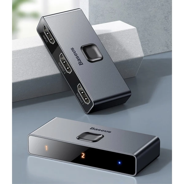 Baseus Matrix HDMI Splitter vesmírně šedý - Ostatní - Obrázek KF4HF00101