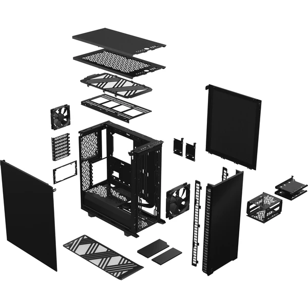 Fractal Design Define 7 Compact Černá - Počítačové skříně - Obrázek KFBW600301