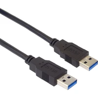 PremiumCord kabel USB 3.0 male - USB 3.0 A male 5Gbps 2 m černá - Kabely