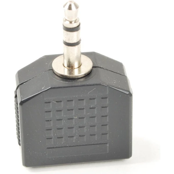 PremiumCord 3,5mm/2x 3,5mm redukce černá - Kabely a redukce - Obrázek KFTU000501