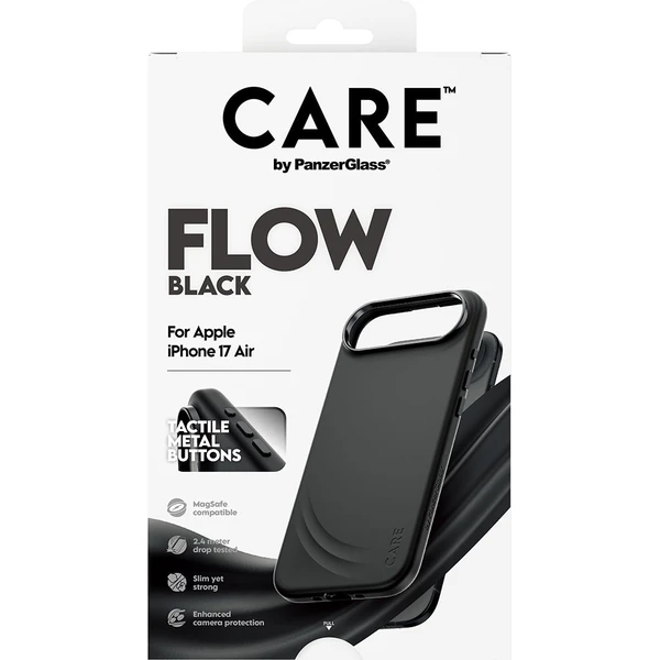 PanzerGlass® CARE Flow kryt s MagSafe Apple iPhone Air černý - Pouzdra - Obrázek KGDH000K01