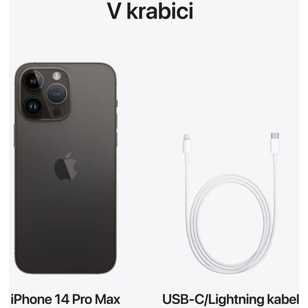 Apple iPhone 14 Pro Max 256GB vesmírně černý (Další) - Mobilní telefony - Obrázek KGLG300401