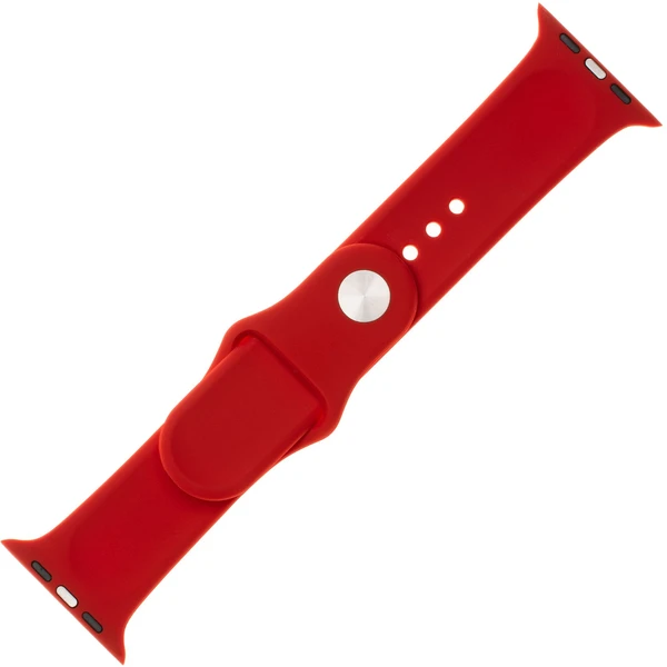 FIXED Silicone Strap silikonový řemínek set Apple Watch 42 mm/44 mm červený - Řemínky - Obrázek KGTFF00101
