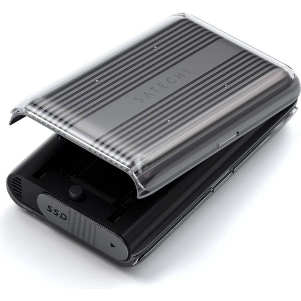 Satechi USB4 čtečka pro NVMe SSD Pro Enclosure černá - Čtečky paměťových karet - Obrázek KH00000J01