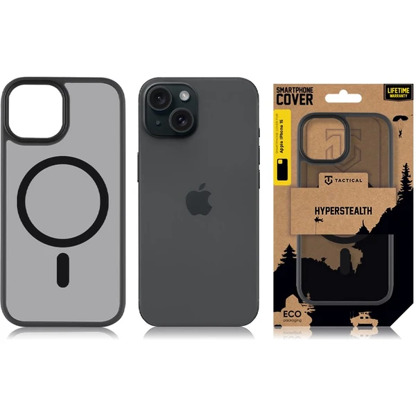Tactical MagForce Hyperstealth kryt iPhone 15 Asphalt - Pouzdra - Obrázek KI59000601