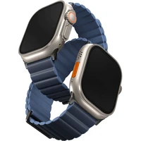 UNIQ Revix Premium Edition řemínek pro Apple Watch 49/46/45/44/42mm Prussian (tmavě modrý/světle mod - Řemínky