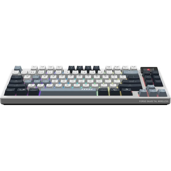 MSI FORGE GK600 TKL Sky bezdrátová herní klávesnice CZ/SK - Klávesnice - Obrázek KIUF000K01
