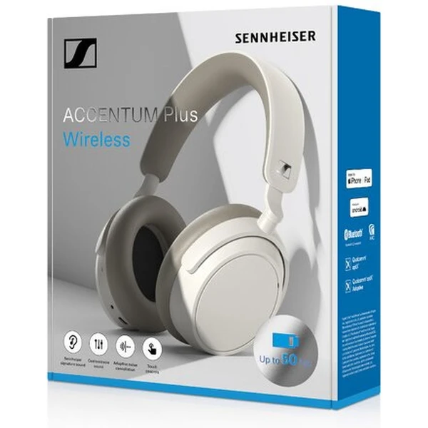 Sennheiser Accentum Plus bezdrátová sluchátka bílá - Sluchátka - Obrázek KJ81000K01