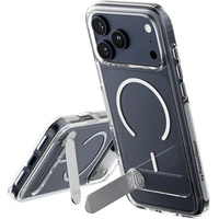 PanzerGlass® CARE Kickstand kryt s MagSafe Apple iPhone 17 Pro Max stříbrný/bílý - Pouzdra
