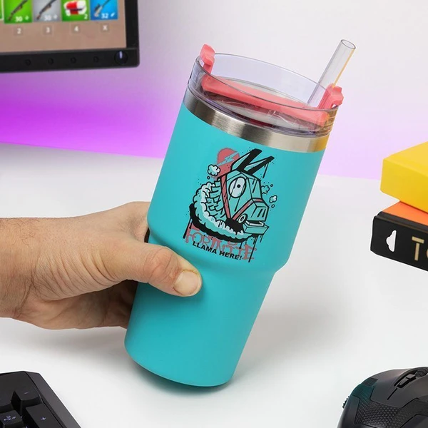 Cestovní hrnek Fortnite - Llama Here! 600 ml - Hrnky - Obrázek KJHE000K01