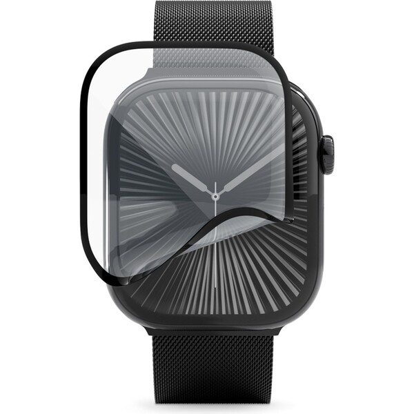 iWant 3D+ FlexiGlass pro Apple Watch 46mm s aplikátorem Čirá