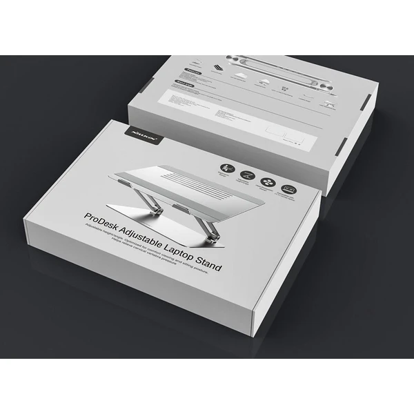 Nillkin ProDesk Adjustable stojánek na notebook stříbrný - Stojánky - Obrázek KJKX000501