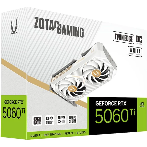 ZOTAC NVIDIA GeForce RTX 5060 Ti Twin Edge OC White - Grafické karty - Obrázek KJLI000K01