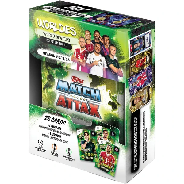 Fotbalové karty Topps UCC Match Attax 2025/26 Booster Tin - Fotbalové karty - Obrázek KKDJ000K01