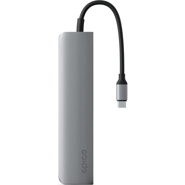 iWant by Epico 6v1 hliníkový hub 8K s USB-C vesmírně šedý - USB huby - Obrázek KKEK000K01