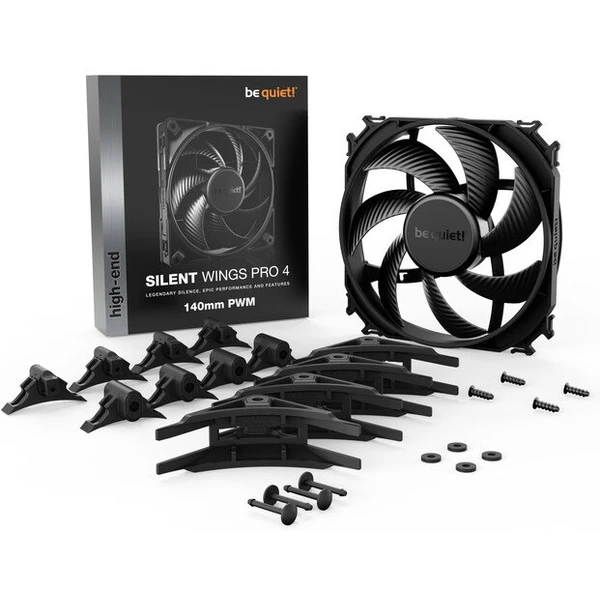 Be quiet! Silent Wings PRO 4 PWM 140mm - Ventilátory pro PC - Obrázek KKUG300401