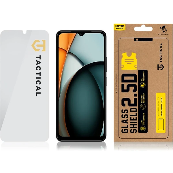 Tactical Glass Shield 2.5D sklo pro Xiaomi Redmi A3 2024 čiré - Ochranné folie a skla - Obrázek KL83000K01