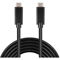 PremiumCord USB-C/USB-C napájecí kabel 60W 2m černý - Kabely a redukce