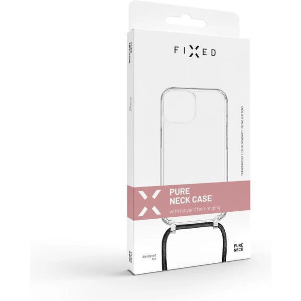 FIXED Pure Neck kryt s černou šňůrkou na krk Samsung Galaxy A25 5G - Pouzdra - Obrázek KLR1000N01