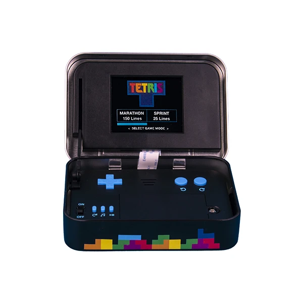 Tetris hra v plechové krabičce - Retro konzole - Obrázek KM45700301