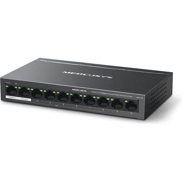 Mercusys MS110P switch - Switche - Obrázek KMHE000K01