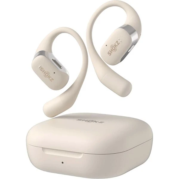Shokz OpenFit Bluetooth sluchátka béžová - Sluchátka - Obrázek KNV6G00101