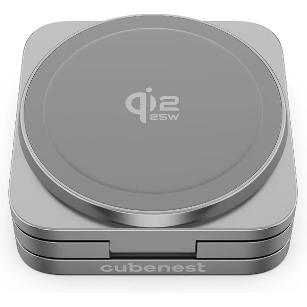 Cubenest SQ312 Ultra Qi2.2 (MagSafe) 3v1 nabíječka (35W) šedá - Nabíječky - Obrázek KO5I000K01