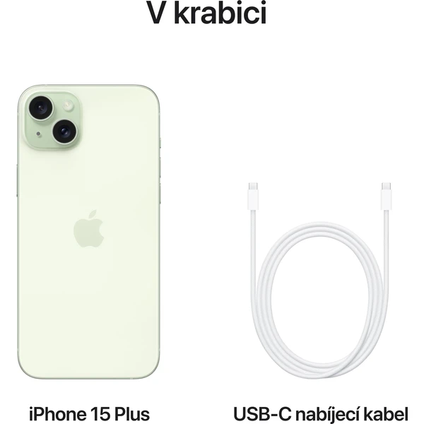 Apple iPhone 15 Plus 256GB zelený (Kategorie B) - Mobilní telefony - Obrázek KP39000601