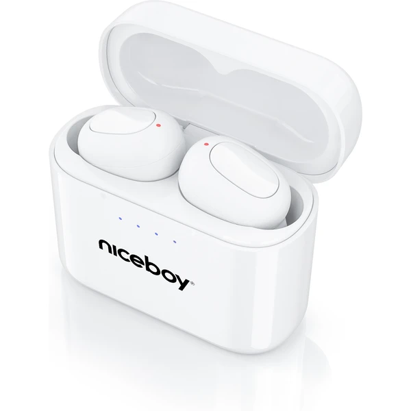 Niceboy HIVE Podsie 4 bezdrátová sluchátka bílá - Sluchátka - Obrázek KPUE000L01