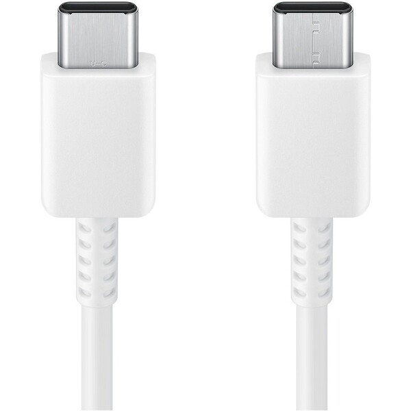 Samsung USB-C/USB-C datový kabel 3A, 1.8m (EP-DX310JWE) bílý