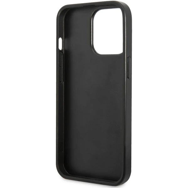 Guess PC/TPU Glitter Flakes Metal Logo kryt iPhone 14 Pro černý - Pouzdra - Obrázek KQS3700301