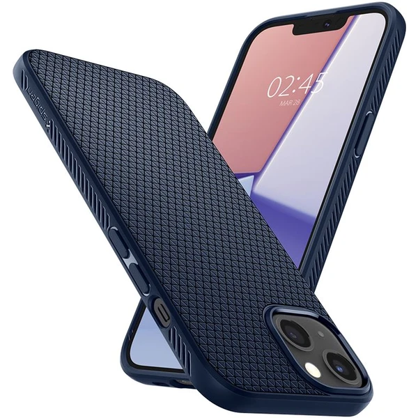 Spigen Liquid Air kryt iPhone 13 modrý - Pouzdra - Obrázek KR6Z000501