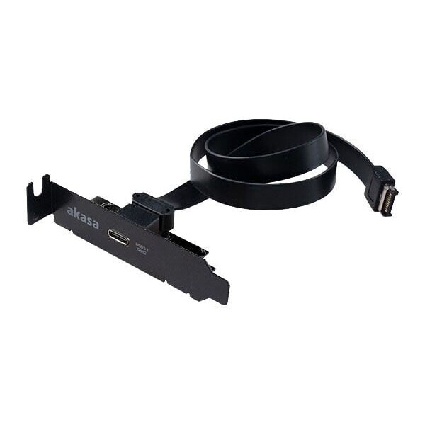 Akasa - USB 3.1 gen 2 Typ C PCI záslepka low profile
