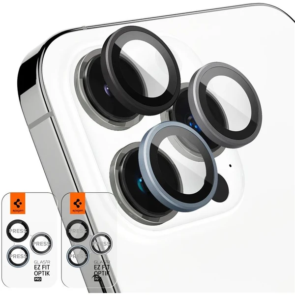 Spigen Glass tR EZ Fit Optik Pro skla iPhone 17-14 Pro/17-14 Pro Max zero one (2 ks) - Ochranné folie a skla - Obrázek KU09000601