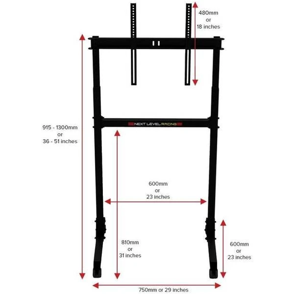 Next Level Racing Free Standing Single Monitor Stand, stojan pro 1 monitor - Kokpity - Obrázek KUBMF00101