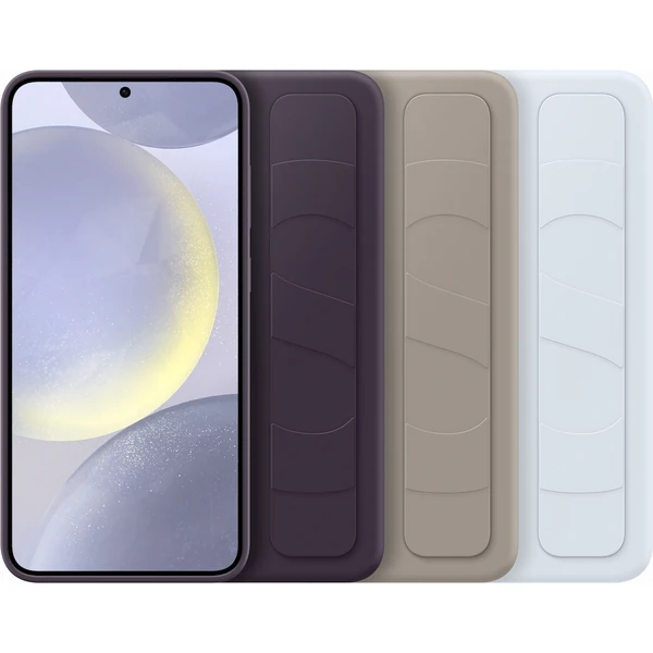 Samsung Standing Grip Case Galaxy S24+ Tmavě fialový - Pouzdra - Obrázek KUR1000N01