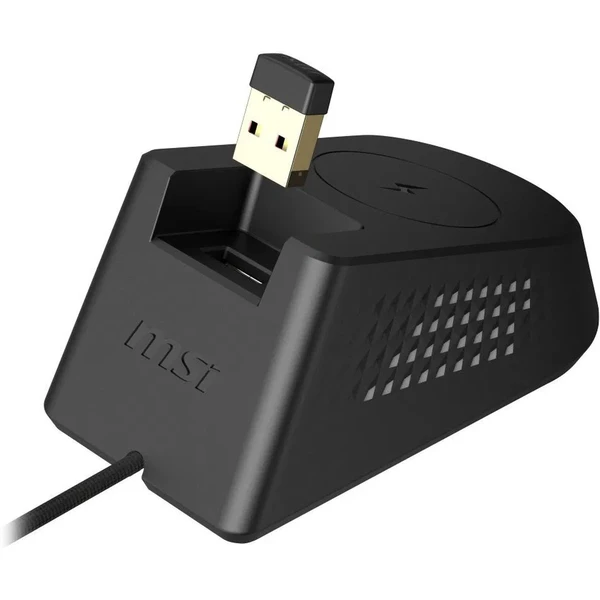 MSI VERSA Pro bezdrátová herní myš + Mouse Dock Pro set černý - Myši - Obrázek KUSE000K01