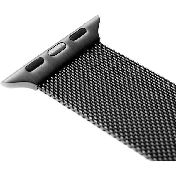 FIXED Mesh Strap síťový nerezový řemínek Apple Watch 38/40/41mm černý - Řemínky - Obrázek KVQU600301