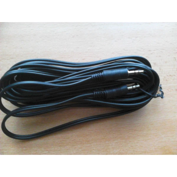 PremiumCord 3,5mm/3,5mm propojovací kabel 5m černý - Kabely a redukce - Obrázek KVSU000501