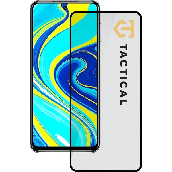 Tactical Glass Shield 5D sklo pro Xiaomi Redmi Note 9 Pro/9S/9 Pro Max černé