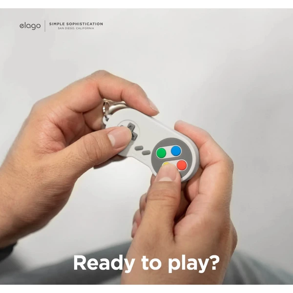 ELAGO W5 GamePad pouzdro pro Apple AirTag šedé - Pouzdra - Obrázek KXEM100501