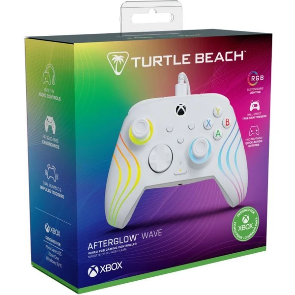 Turtle Beach herní ovladač RGB Afterglow Wave (XBOX/PC) bílý - Herní ovladače - Obrázek KXMH000K01