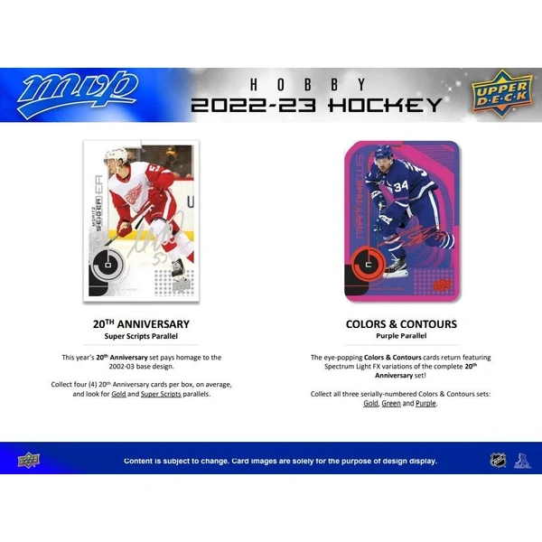 Hokejové karty Upper Deck - 22-23 MVP Hobby Balíček - Hokejové karty - Obrázek KYF3G00101