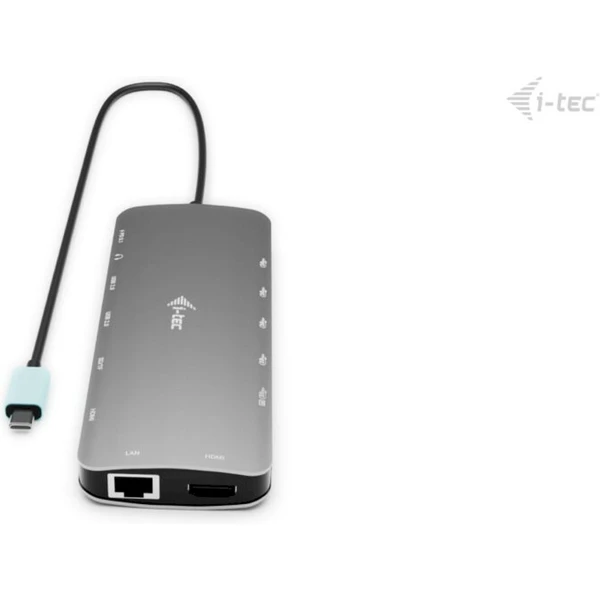 i-tec USB-C Metal Nano 3x Display Dock 2x HDMI 1x USB-C video dokovací stanice + nabíječka - Dokovací stanice - Obrázek KZ6K000K01