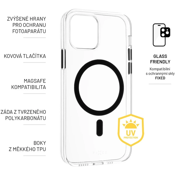 FIXED MagPurity kryt s Magsafe Apple iPhone 14 Pro čirý - Pouzdra - Obrázek KZAG300401